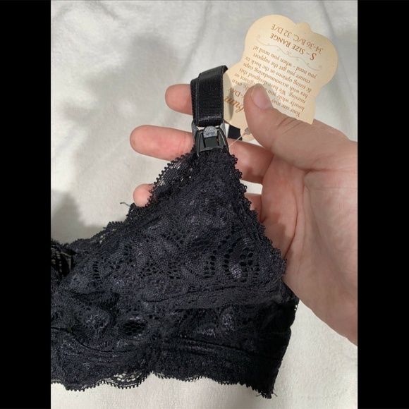 NWT $53 Belabumbum Lace Nursing Bralette Bra Small - Picture 7 of 13